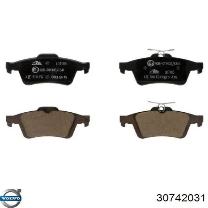 Sapatas do freio traseiras de disco Volvo 30742031 preço, a partir de 31,78 USD