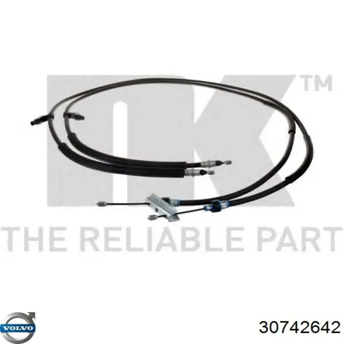 Задний трос ручника Volvo 30742642 цена, от 34.28 USD