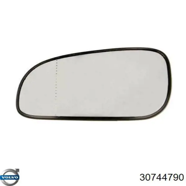 Купить 30744790 Volvo Стекло зеркала заднего вида, левого
