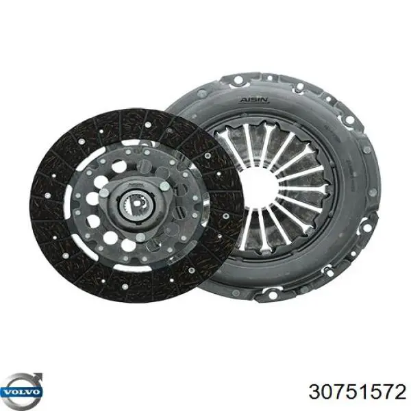 Купить 30751572 Volvo Комплект сцепления (диск, корзина, подшипник)