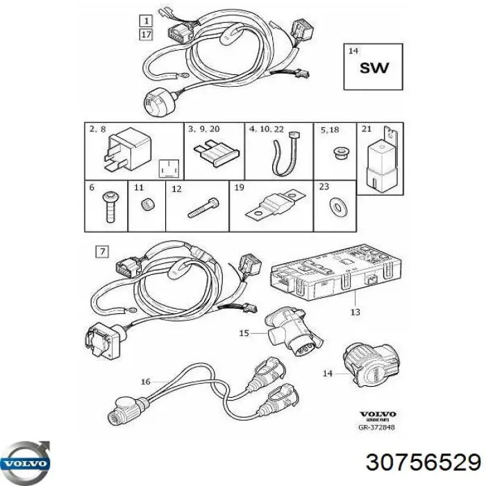  Volvo 30756529 цена, от 125.38 USD