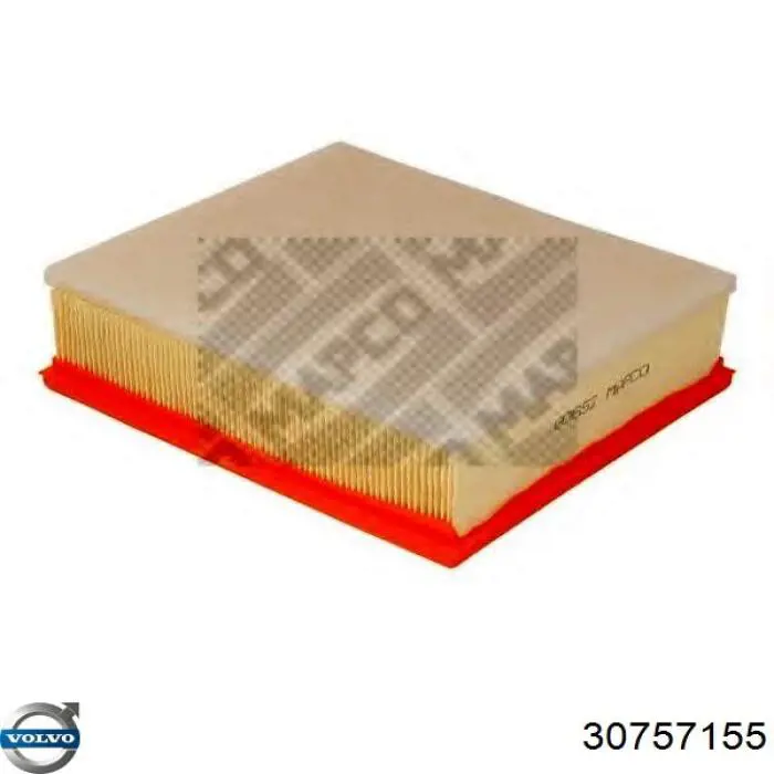 Элемент воздушного фильтра Volvo 30757155 цена, от 11.05 USD