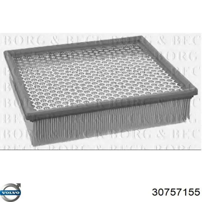 Воздушный фильтр 30757155 Volvo