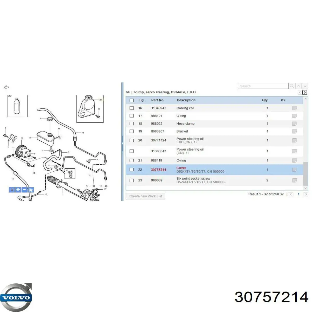  Volvo 30757214