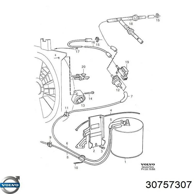  Volvo 30757307 цена, от 262.05 USD