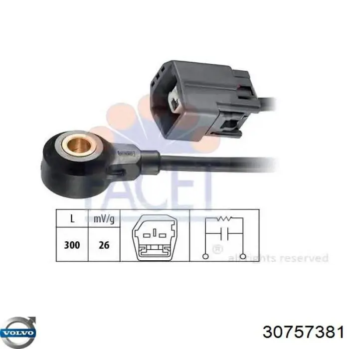 Sensor de detonação Mazda 6  GH