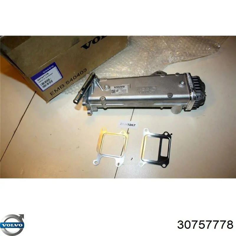 Радиатор системы EGR рециркуляции выхлопных газов Volvo 30774579 цена, от 230.53 USD