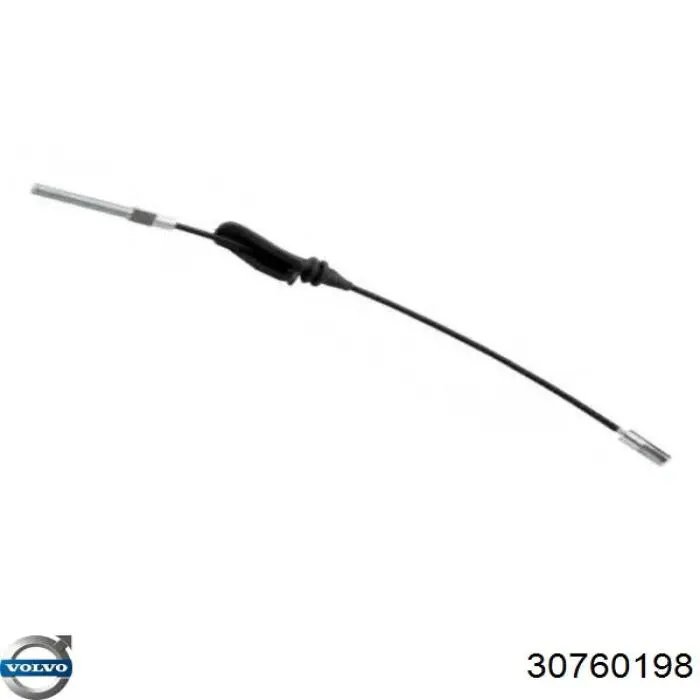 Трос ручного тормоза передний Volvo 30760198 цена, от 8.44 USD