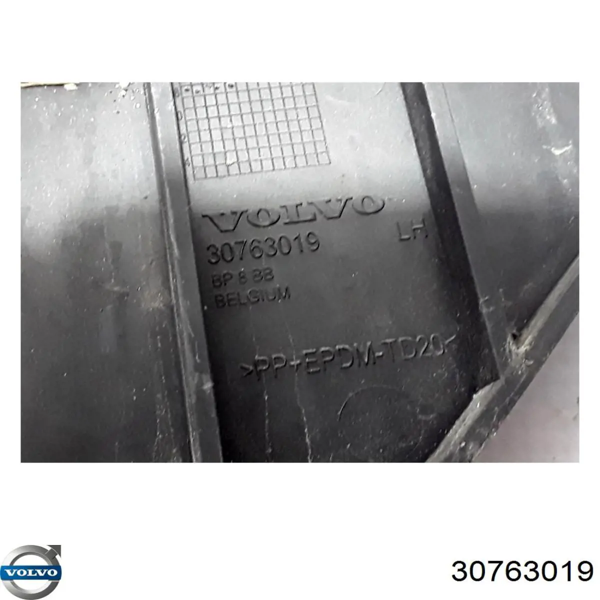 Кронштейн бампера заднего левый 30763019 Volvo