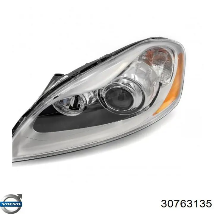 Левая фара 30763135 Volvo