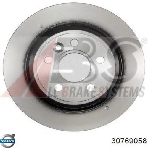 Задний тормозной диск Volvo 30769058 цена, от 52.82 USD