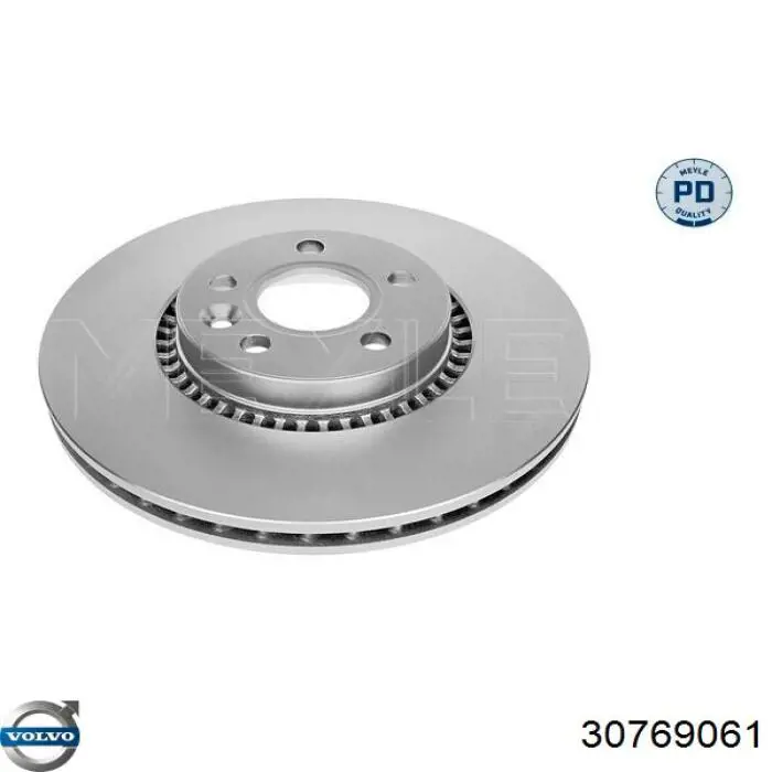 30769061 Volvo Диск тормозной передний