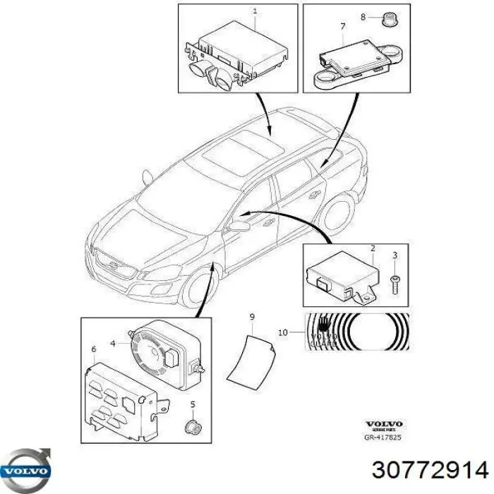  Volvo 8688762 цена, от 101.35 USD