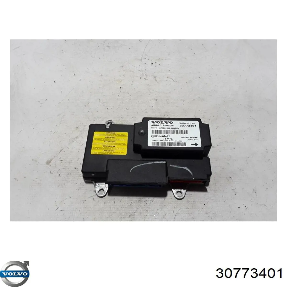 30773401 Volvo Модуль-процессор управления подушки безопасности