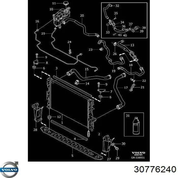  Volvo 30776240 цена, от 12.67 USD