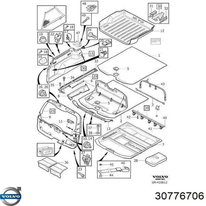  Volvo 30776706 цена, от 292.94 USD