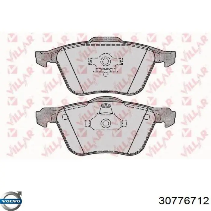 Колодки Volvo 30776712 цена, от 24.90 USD