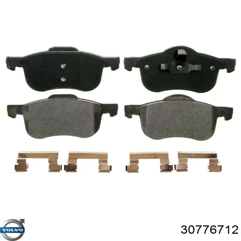 Передние тормозные колодки 30776712 Volvo