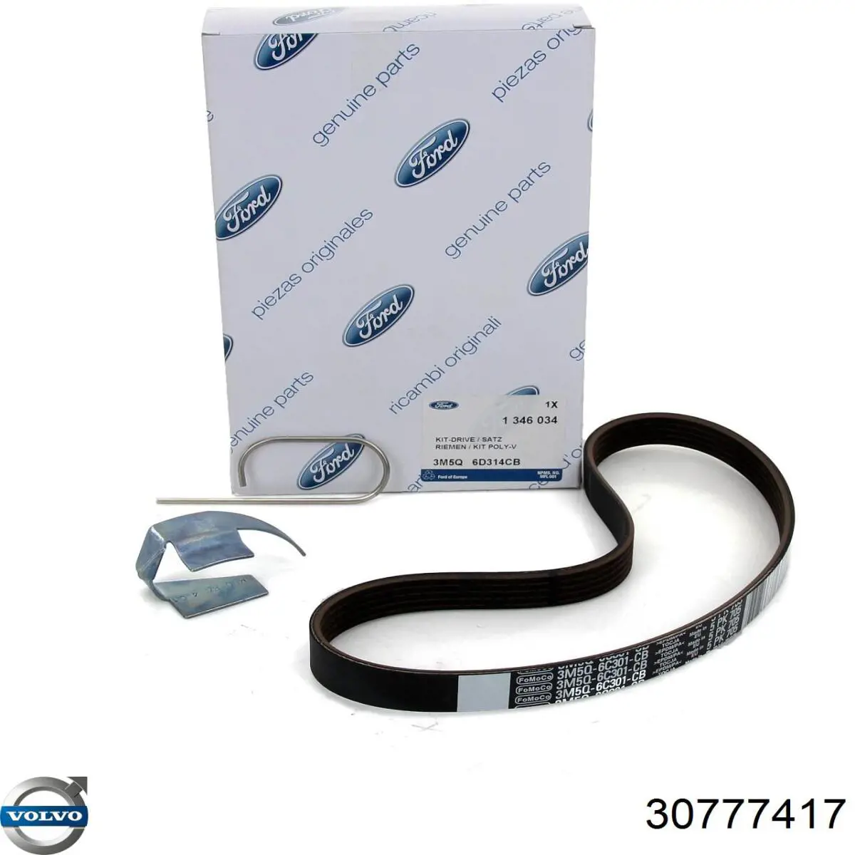 Ремень генератора 30777417 Volvo