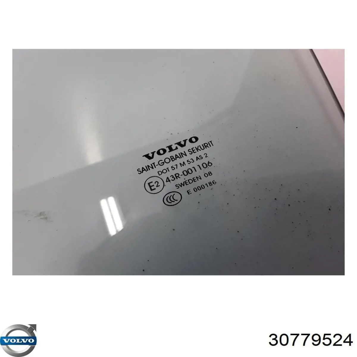 Купить 30779524 Volvo Стекло передней двери, левой