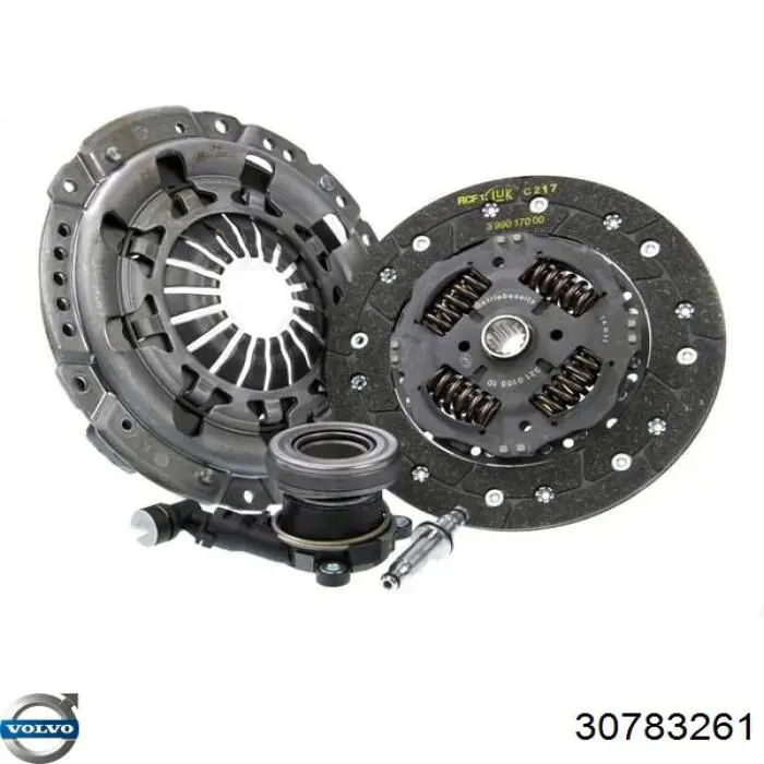 Комплект сцепления (3 части) Volvo 30783261 цена, от 283.62 USD