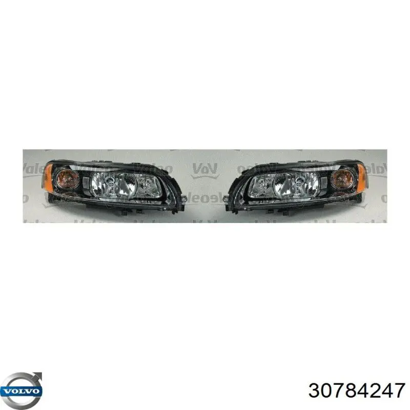 Купить 30784247 Volvo Фара левая передняя