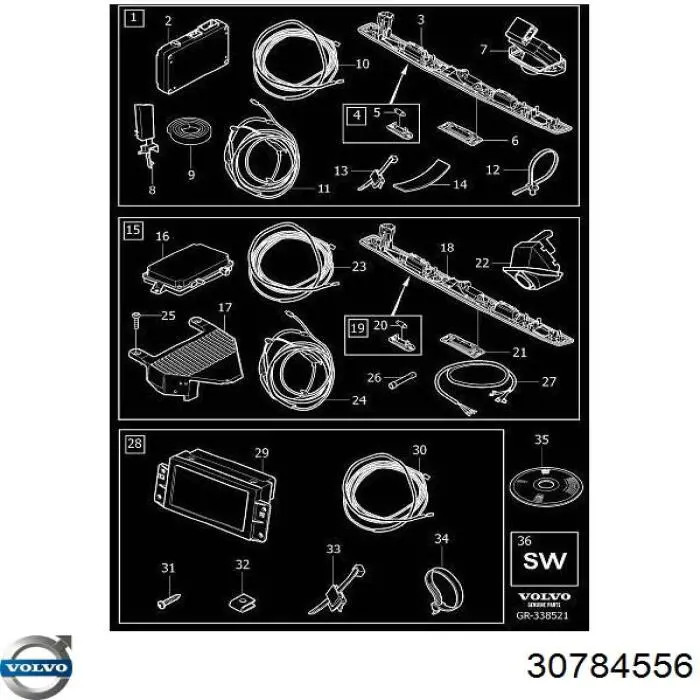  Volvo 30784556 цена, от 284.13 USD