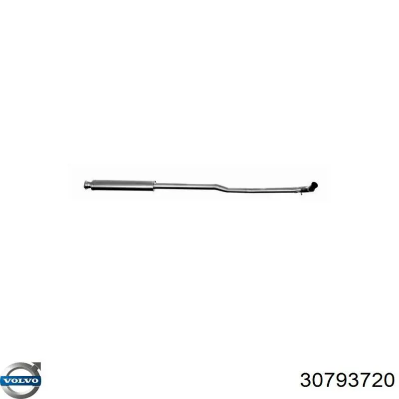 Купить 30793720 Volvo Передняя часть глушителя