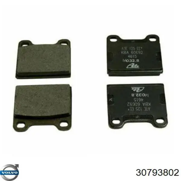 Колодки Volvo 30793802 цена, от 30.65 USD