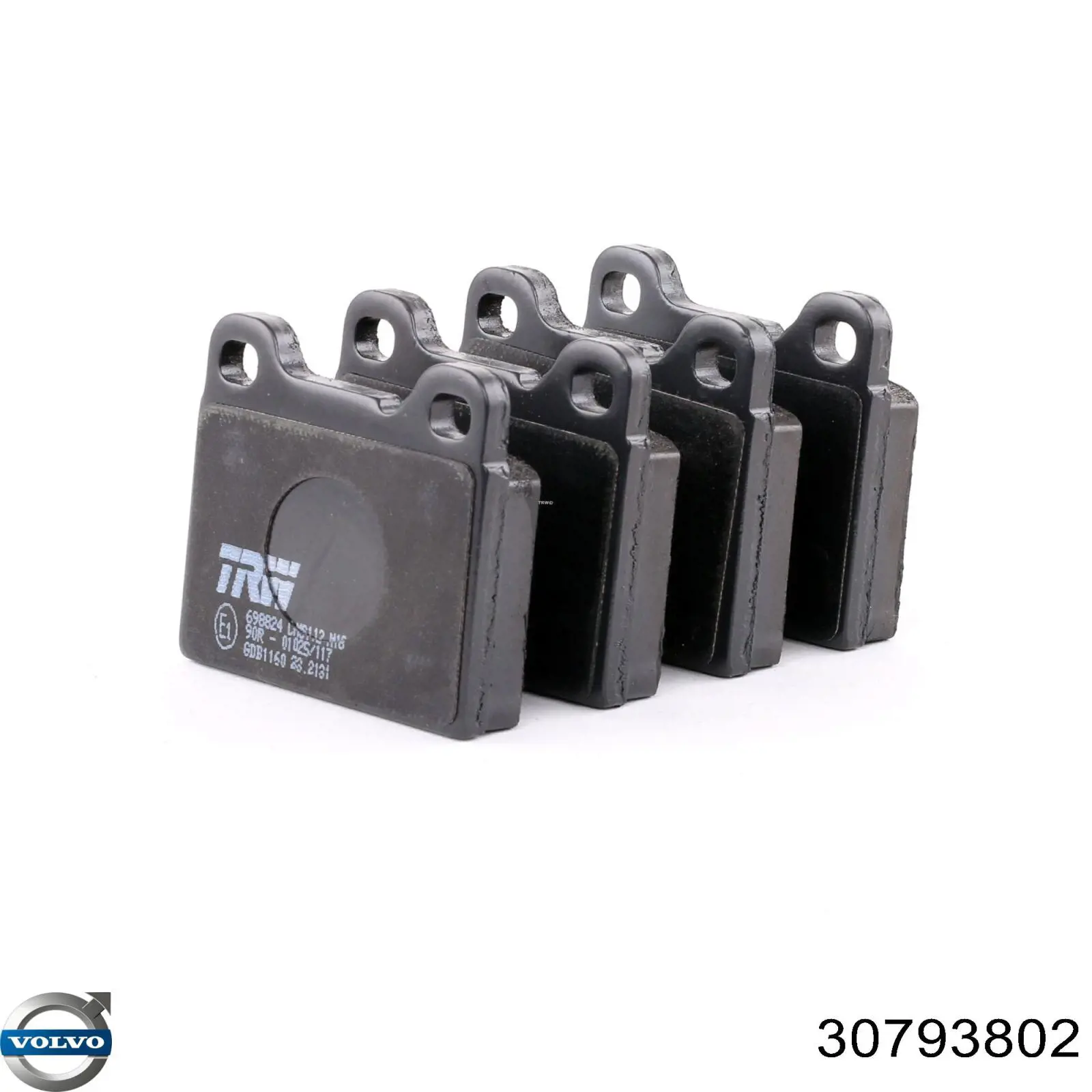 Купить 30793802 Volvo Колодки тормозные