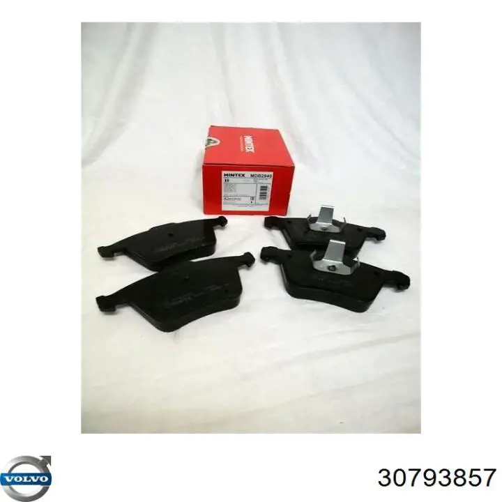Купить 30793857 Volvo Колодки тормозные