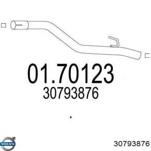 Выхлоп задний Volvo 30793876 цена, от 11.15 USD