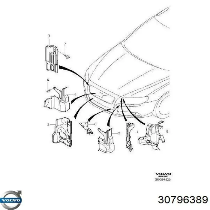 Купить 30796389 Volvo 