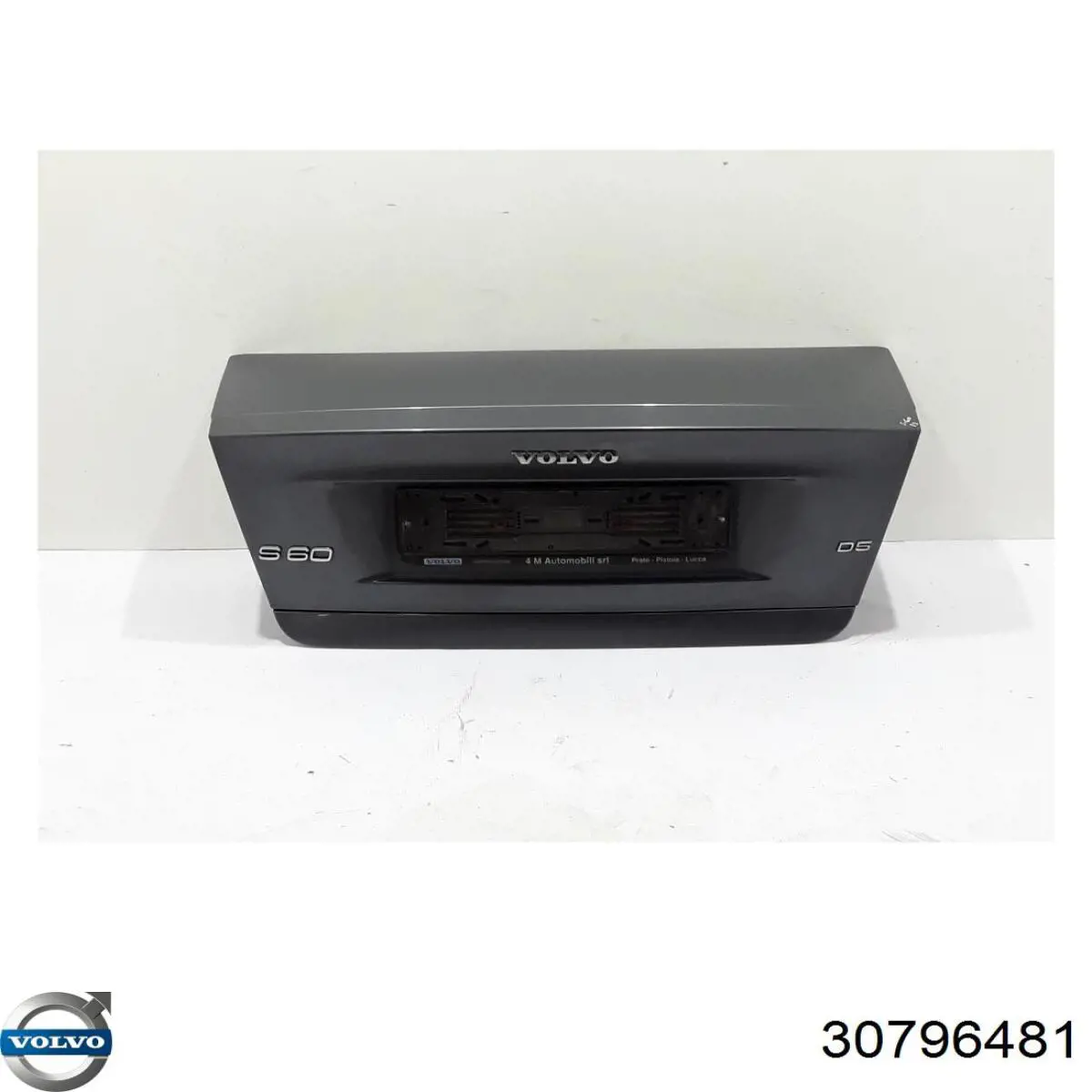 Tampa de porta-malas para Volvo S60 I RS, RH