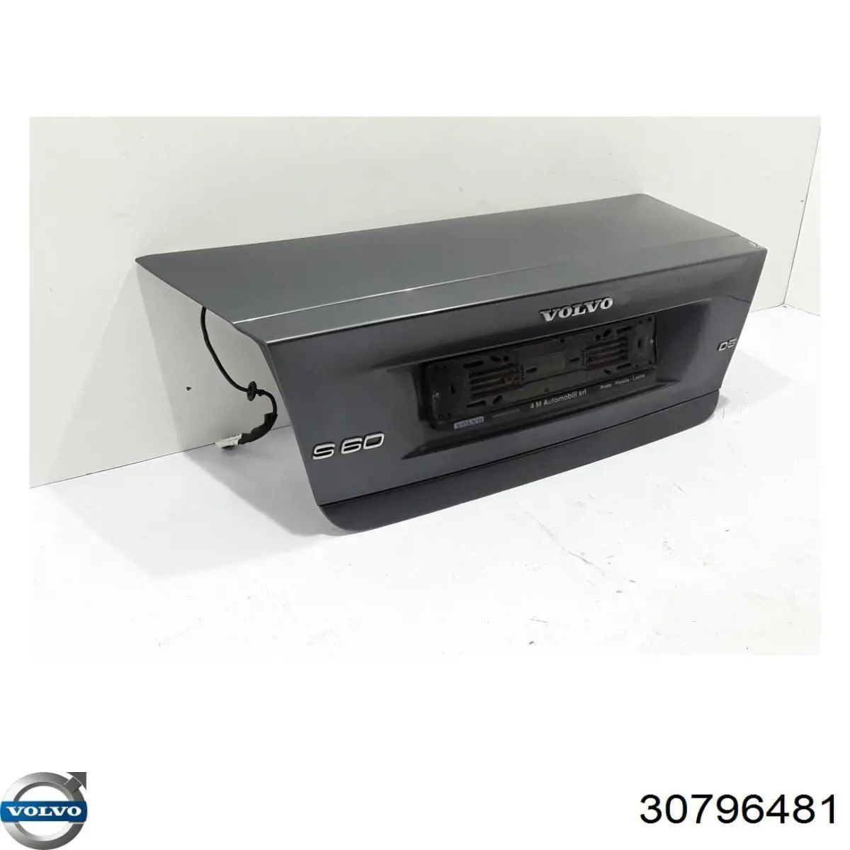 Tampa de porta-malas Volvo S60 I RS, RH