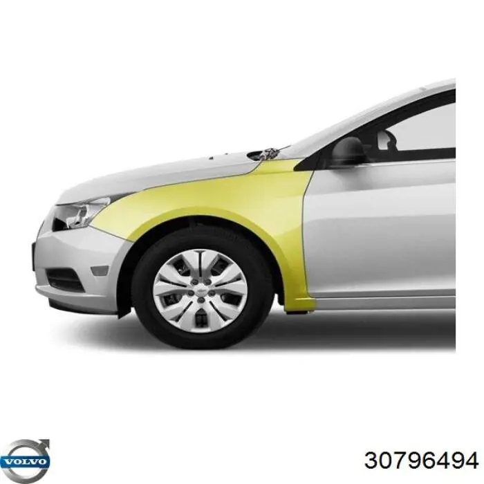 Pára-lama dianteiro esquerdo Volvo 30796494