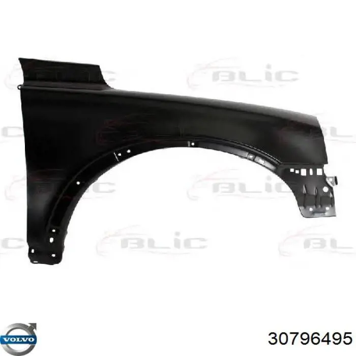 Крыло переднее правое 30796495 Volvo