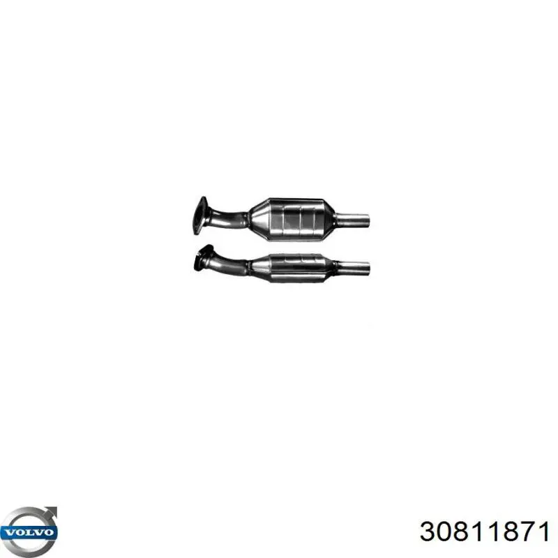 Каталитический нейтрализатор отработавших газов Volvo S40 I седан (VS) (1995 - 2003) цена, от 105.28 USD
