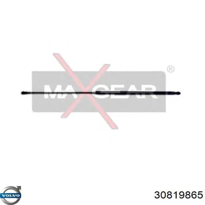Купить 30819865 Volvo Амортизатор под капот