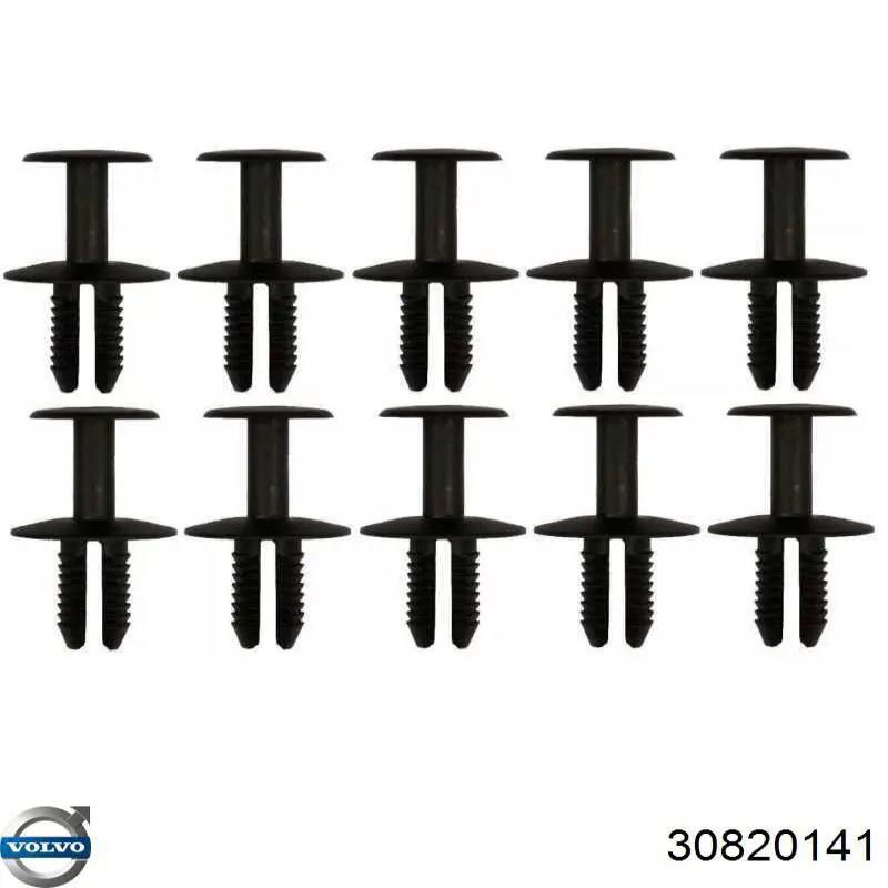 Пистон (клип) утеплителя капота Volvo 30820141 цена, от 0.85 USD