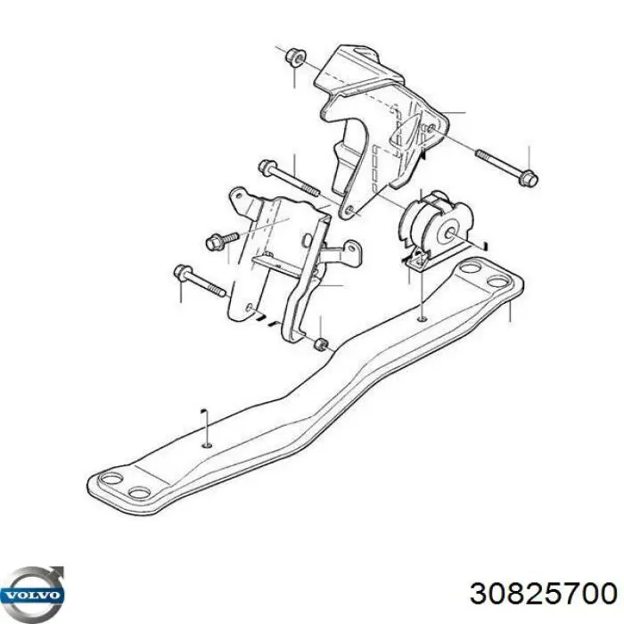 Левая подушка двигателя S2290009 Polcar