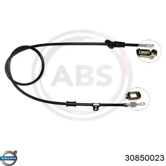 Купить 30850023 Volvo Задний правый трос ручника