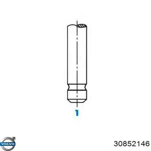 Выпускной клапан 30852146 Volvo