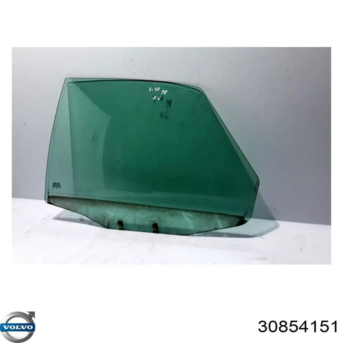 Купить 30854151 Volvo Стекло двери задней левой