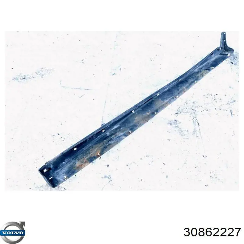 Накладка (молдинг) порога наружная правая 30862227 Volvo