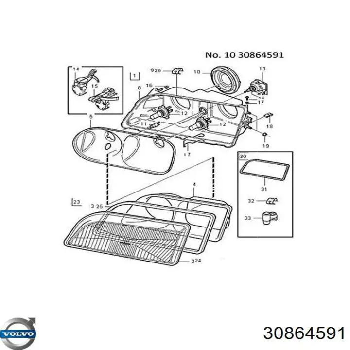 Volvo 30864591 цена, от 28.38 USD