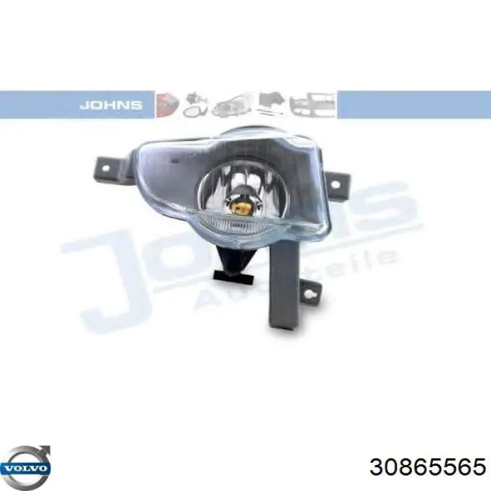 Фара противотуманная правая 30865565 Volvo