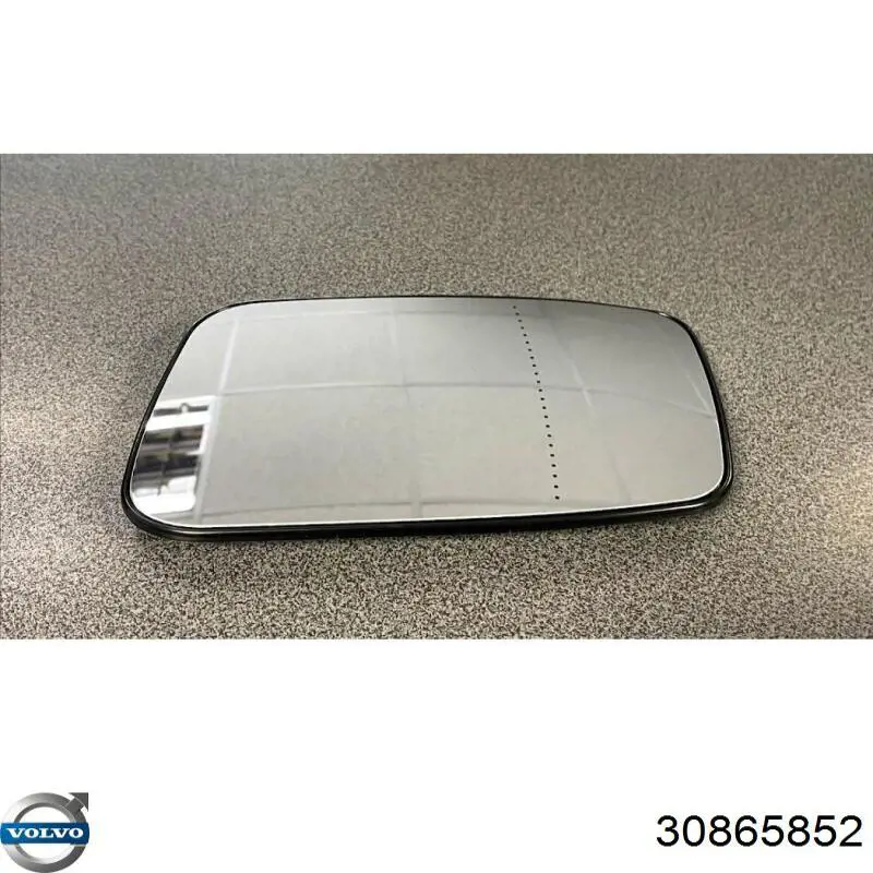 Стекло левого зеркала заднего вида 3345758 Volvo