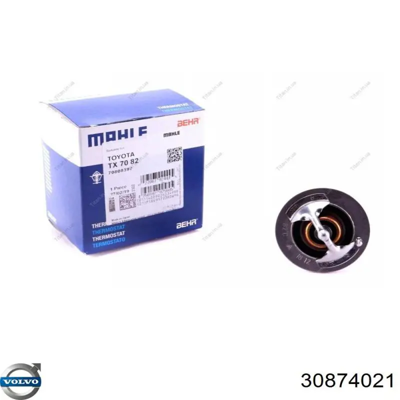 Купить 30874021 Volvo Автомобильный термостат