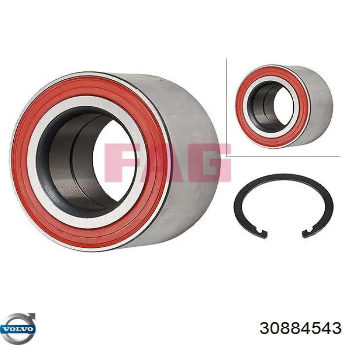 Ступицы передних колес Volvo 30884543 цена, от 119.11 USD